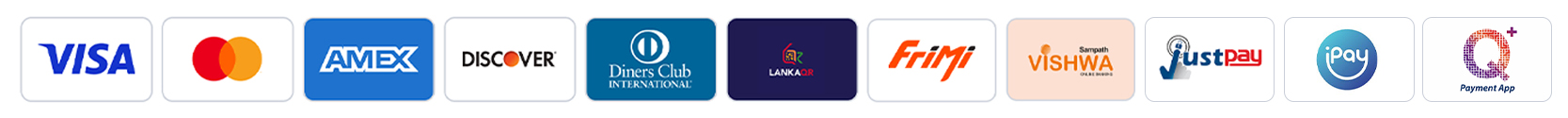 Pay by Visa, MasterCard, AMEX